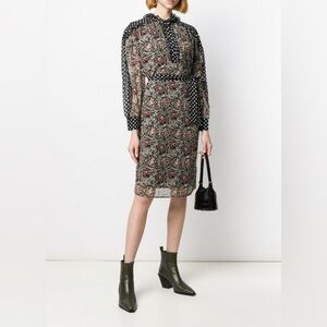 New Anthropologie Antik Batik Balyna Silk Dress